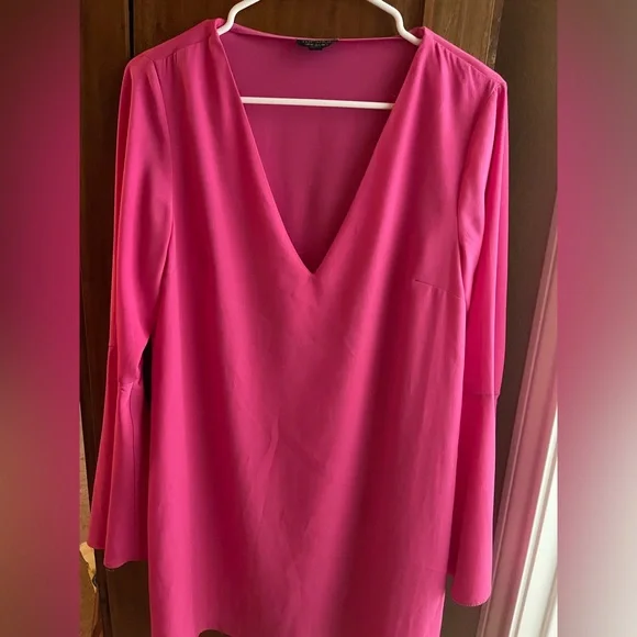 Topshop | Dresses | Top Shop Mini Shift Dress Hot Pink Great For A Derby  Party Size 8 | Poshmark